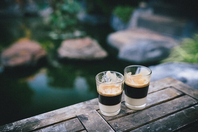 Two espresso shots